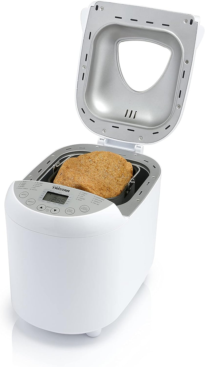 Tristar BM-4586 Brotback-Automat – Einstellbarer Bräunungsgrad für die Kruste – glutenfreies Program
