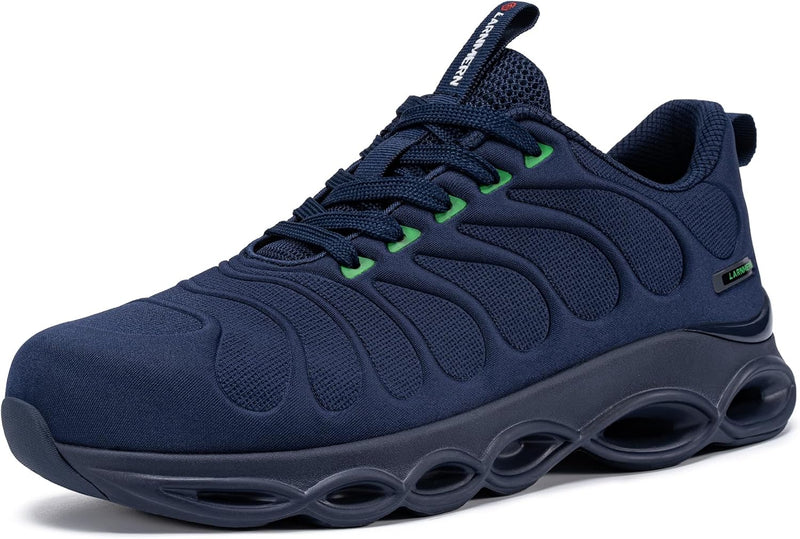 LARNMERN Sicherheitsschuhe Damen Arbeitsschuhe Leicht Stahlkappe Arbeitsturnschuhe Anti-Smashing Beq