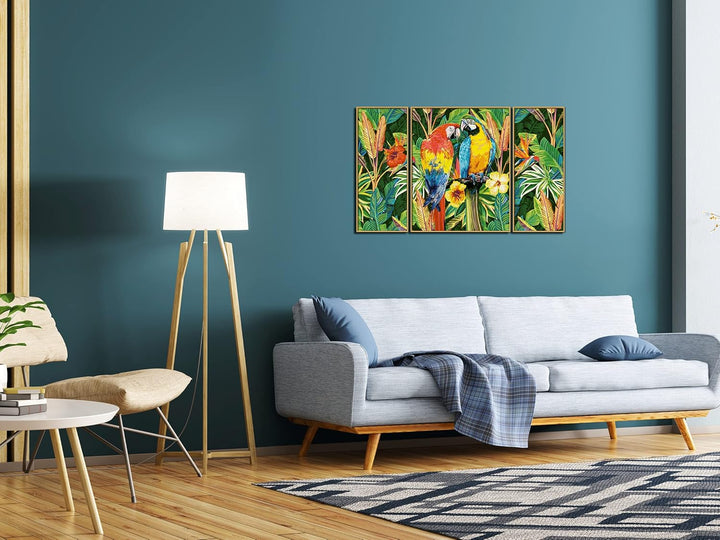 Schipper 609260853 Malen nach Zahlen - Papagaien im Regenwald -Bilder malen für Erwachsene, inklusiv