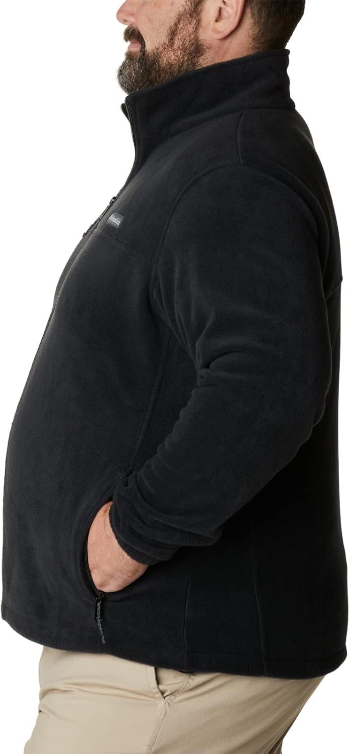 Columbia Steens Mountain 2.0 Herren-Fleecejacke mit durchgehendem Reissverschluss S Schwarz, S Schwa