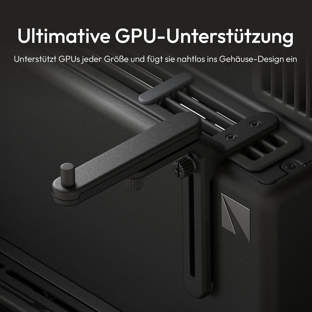 HAVN HS 420 Dual-Chamber ATX Mid Tower PC Gehäuse Schwarz | Hybrid-Design, 11x 140mm Lüfter & 3X 420