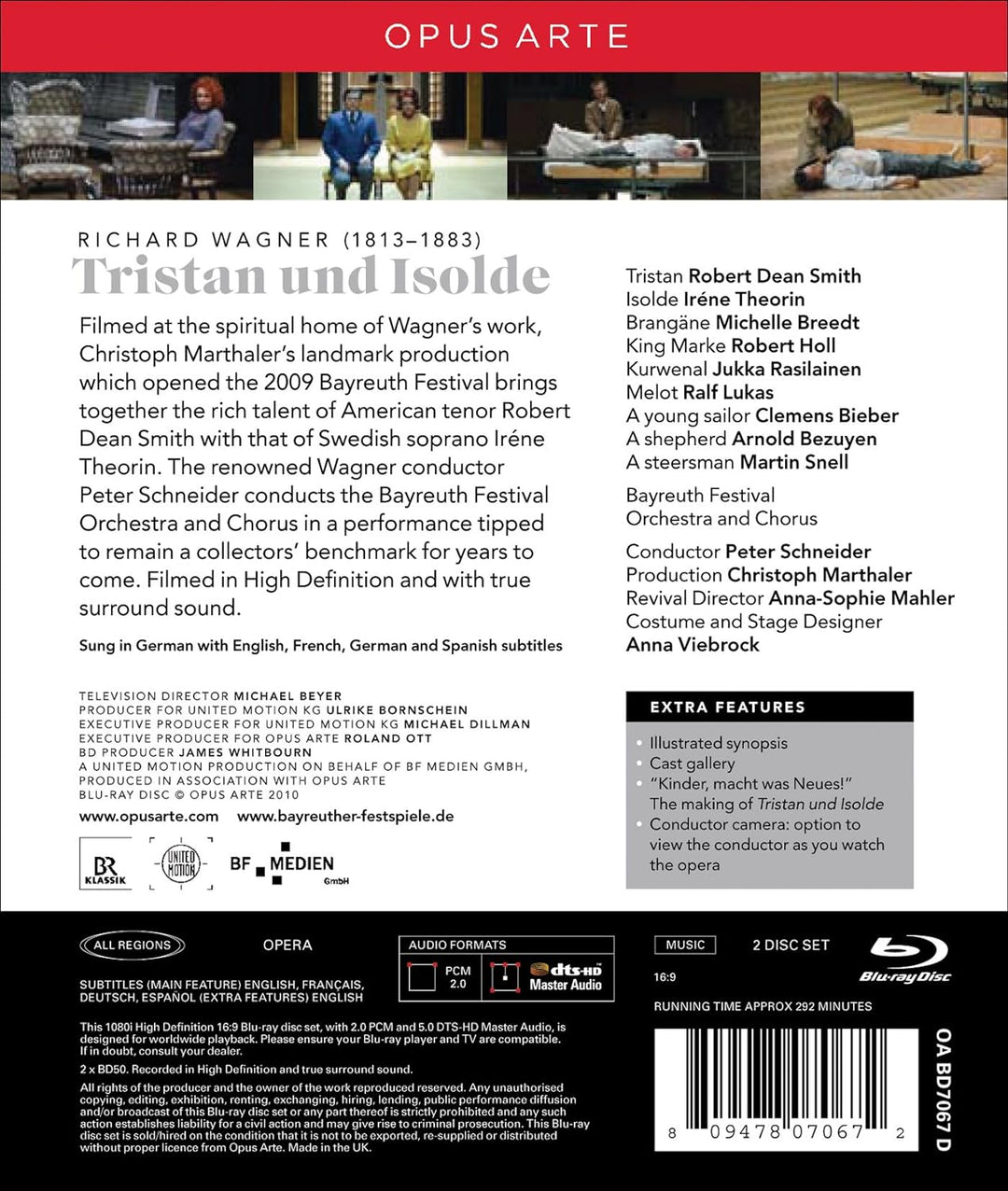 Tristan und Isolde – Bayreuther Festspiele, Blu-ray