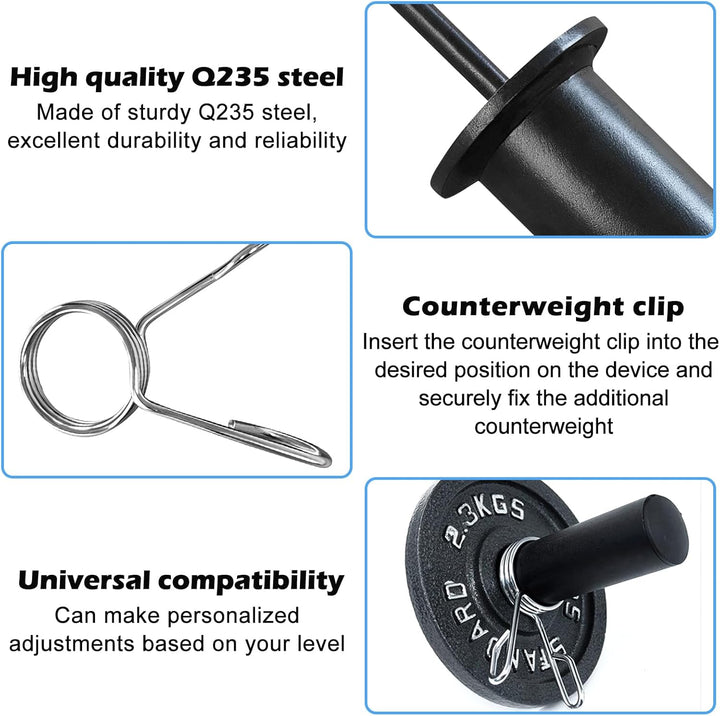 Gym Pin für Zusatzgewicht, Weight Stack Pin Ersatz, Metall Gewichtsstapelstift Mit Sicherungsring We