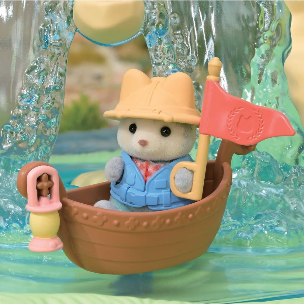Sylvanian Families - 5762 Abenteuerspielplatz Wasserfall, Tierfigur, Spielzeug für Kinder ab 3 Jahre