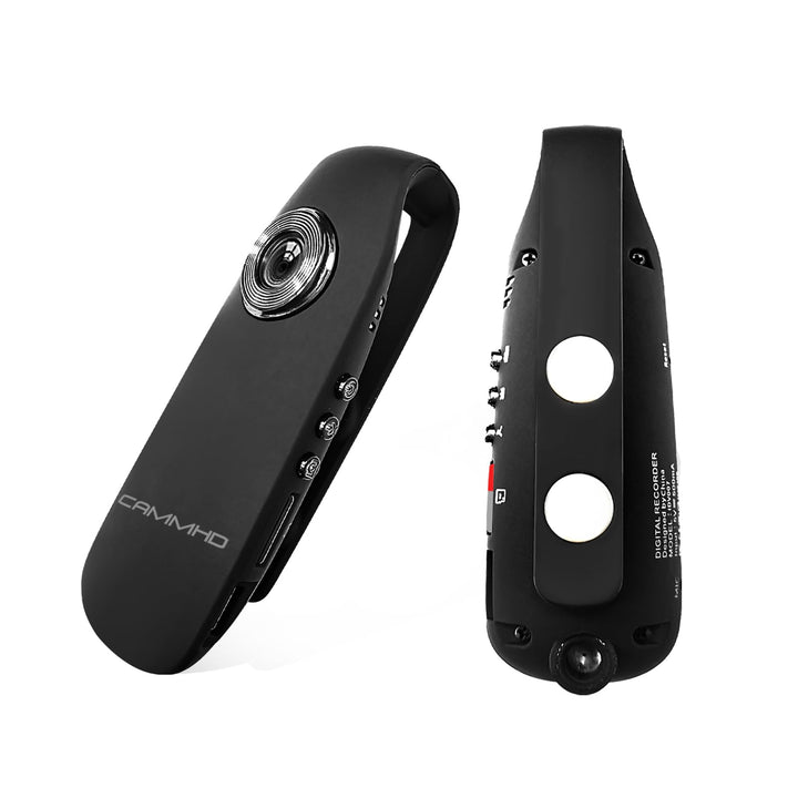CAMMHD 1080P 32GB Körperkamera Full HD Portable Bodycam One-Key-Aufnahme Bewegungserkennung, 3-7 Stu