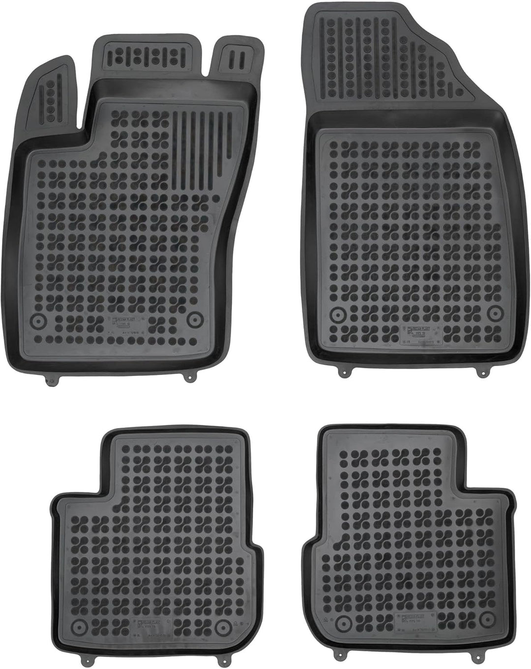 M MOTOS Gummimatten Auto Fussmatte passt für FIAT Tipo ab 2015 Verbessern Sie Ihren Reisekomfort mit