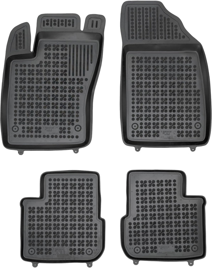 M MOTOS Gummimatten Auto Fussmatte passt für FIAT Tipo ab 2015 Verbessern Sie Ihren Reisekomfort mit