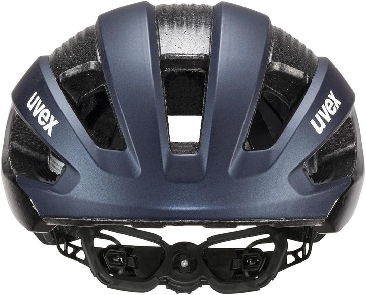 Uvex Rise CC Rennrad Fahrrad Helm matt blau/schwarz 2024 52-56 cm, 52-56 cm