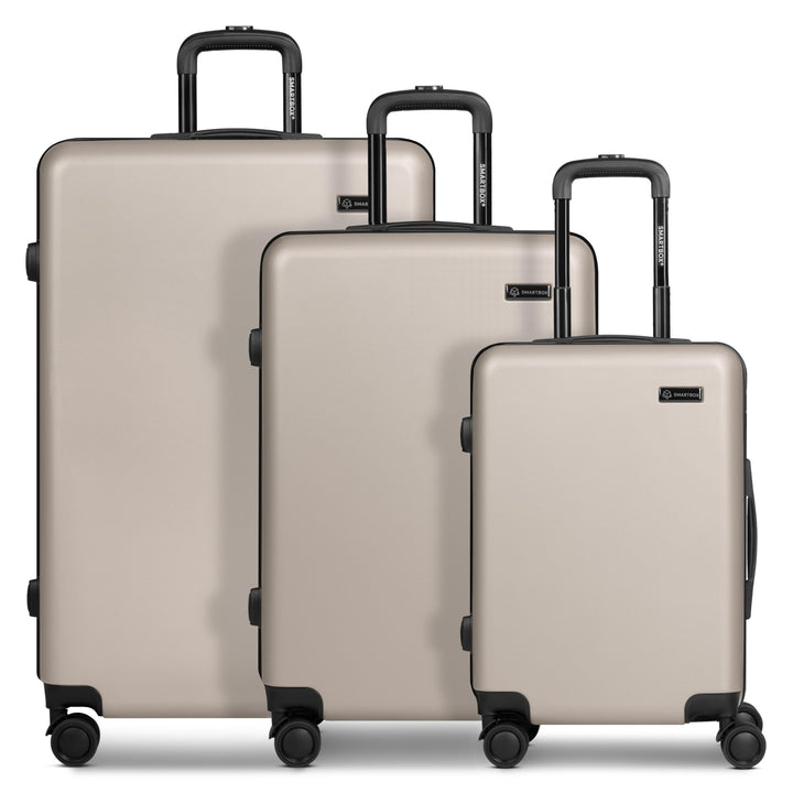 SMARTBOX Hartschalen Koffer-Set 3-teilig für Damen & Herren | leichte & stabile Reise-Trolleys aus h