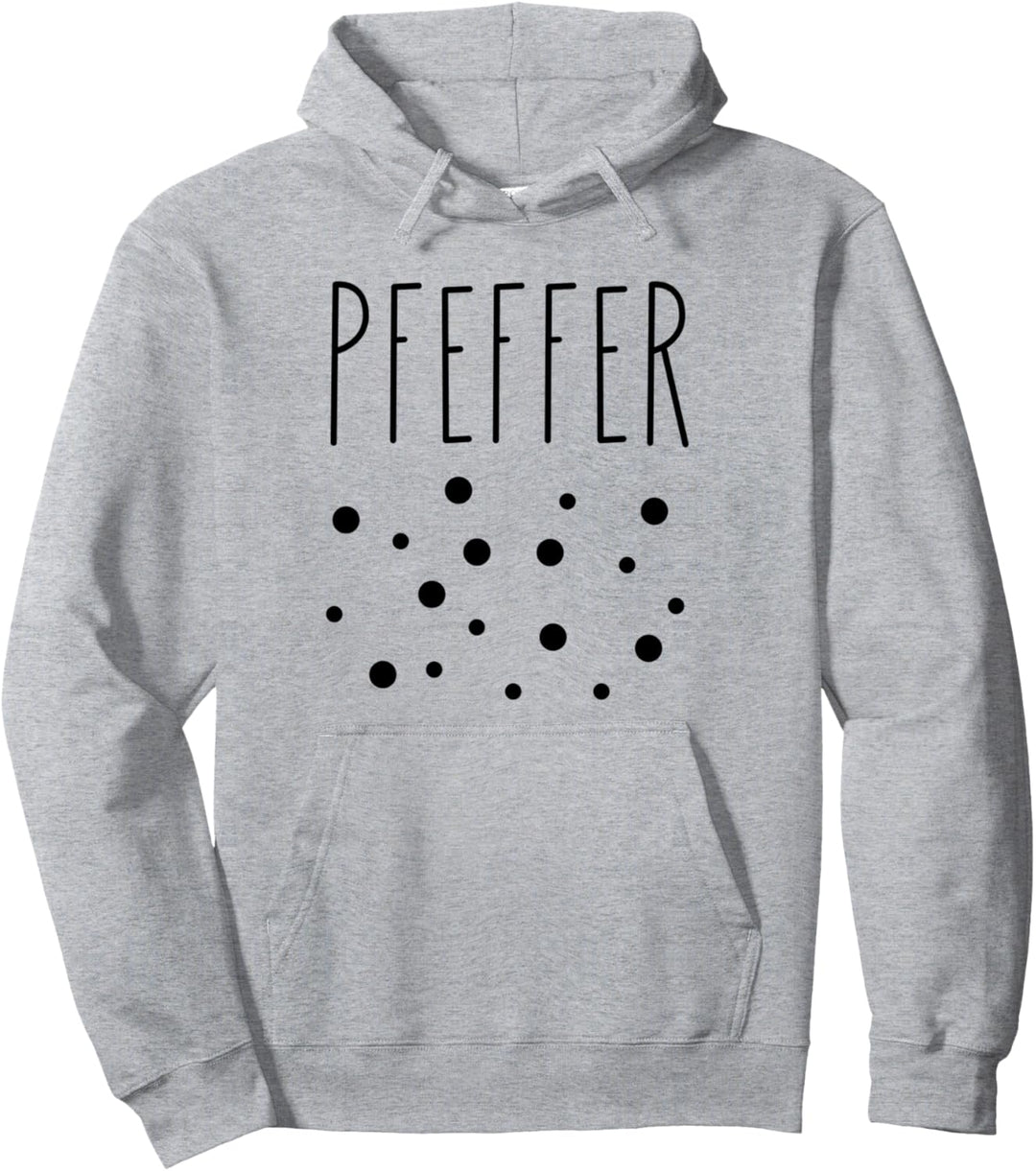 Pfeffer Kostüm, Karneval Fasching, Pfefferstreuer Paarkostüm Pullover Hoodie