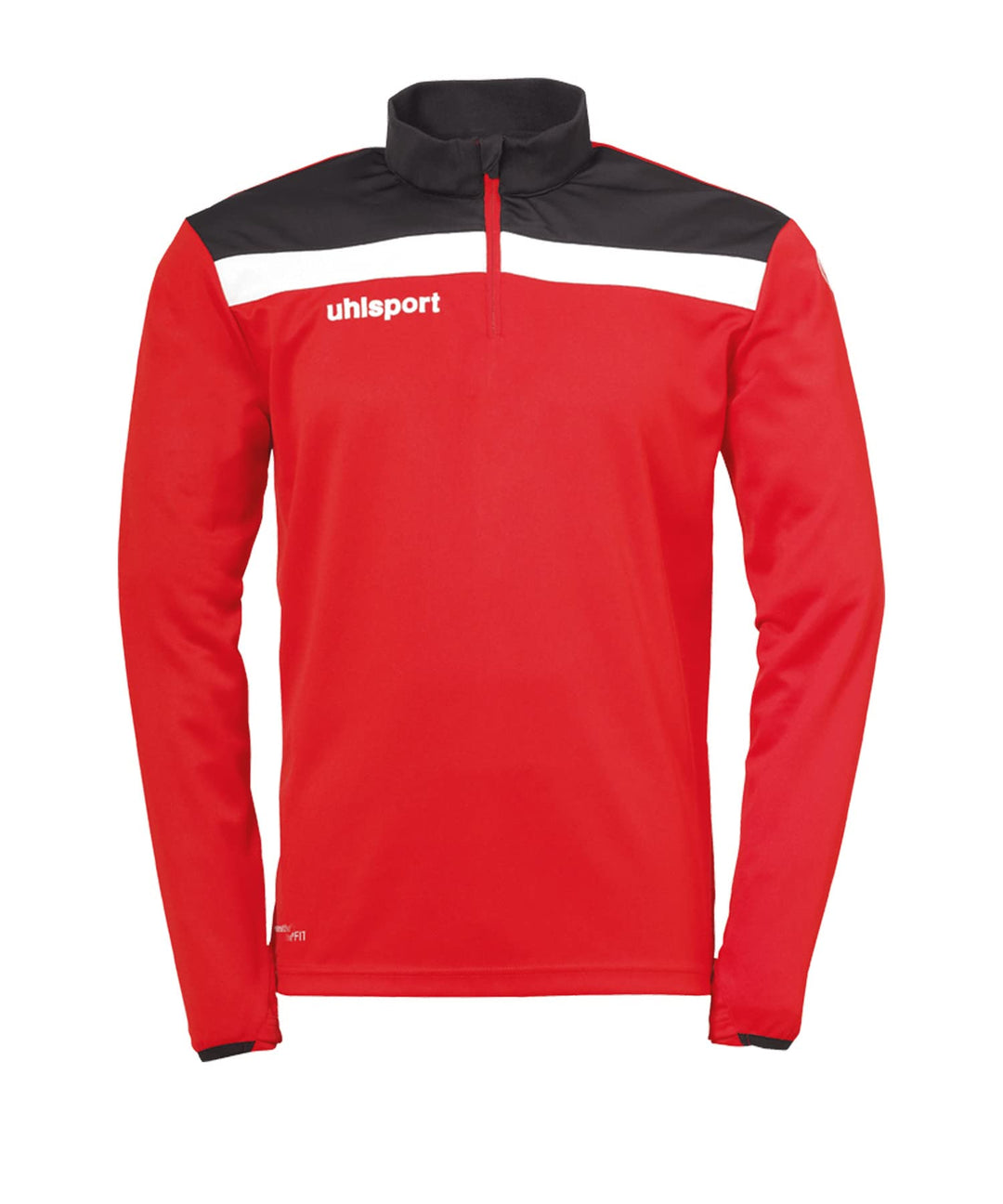 uhlsport Herren Offense 23 1/4 Zip Top Herren Sweatshirt S Rot/Schwarz/Weiss, S Rot/Schwarz/Weiss