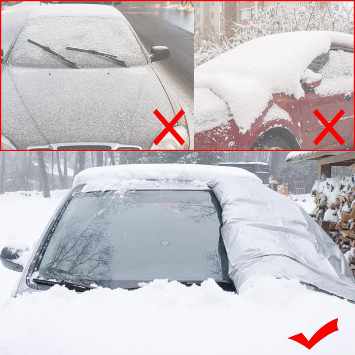 Windschutzscheibenabdeckung Frontscheibenabdeckung Winter Scheibenabdeckung Auto Frostabdeckung Sonn