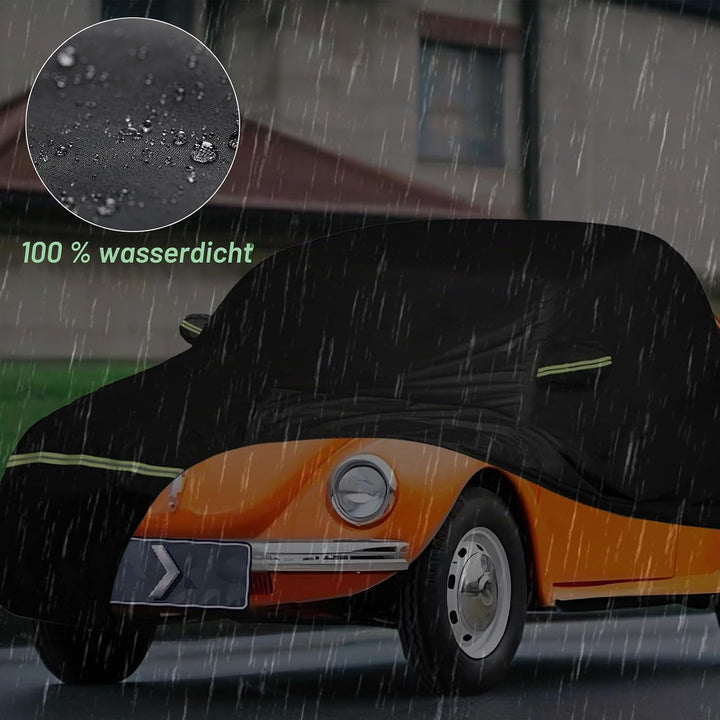 Autoabdeckung Vollgarage Ersatz für VW Beetle 1960-1980,Anti-Scratch Staub Wetterfeste UV Schutz Aut