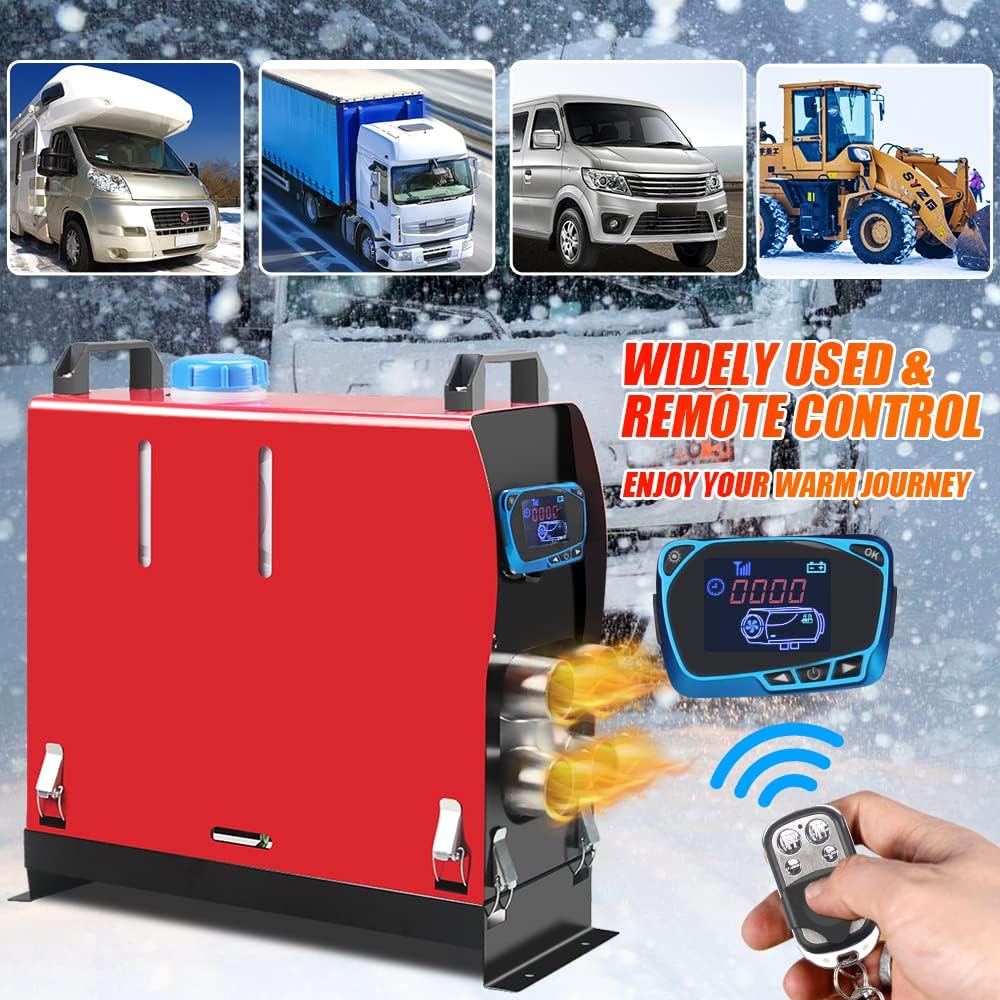 Anbull 8KW Air Diesel Heizung Air Standheizung, 12V Diesel Luftheizung Kraftstoff Auto Heizung Lufte