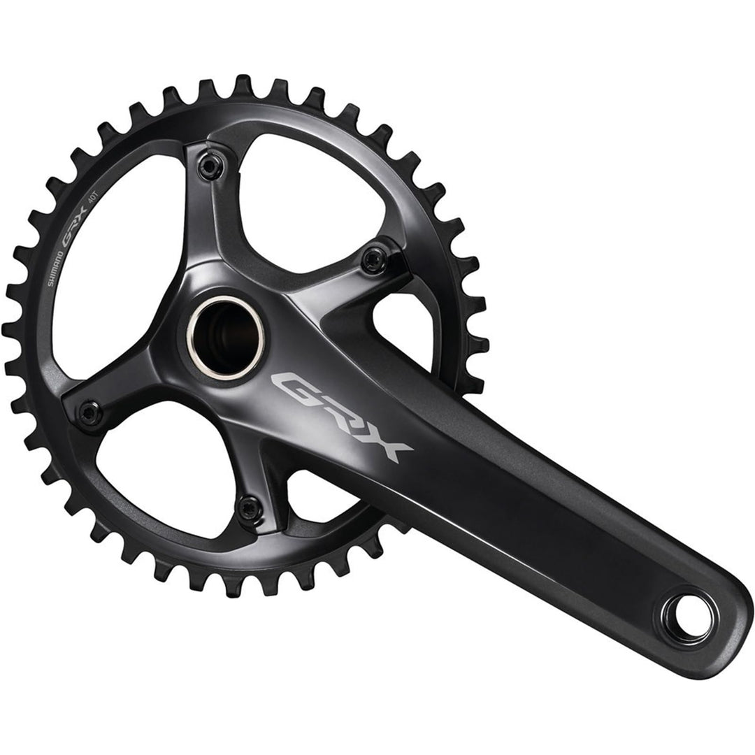 SHIMANO FC-RX810 GRX Kettensatz 11-fach Hollowtech II Schwarz Einheitsgrösse, Schwarz Einheitsgrösse