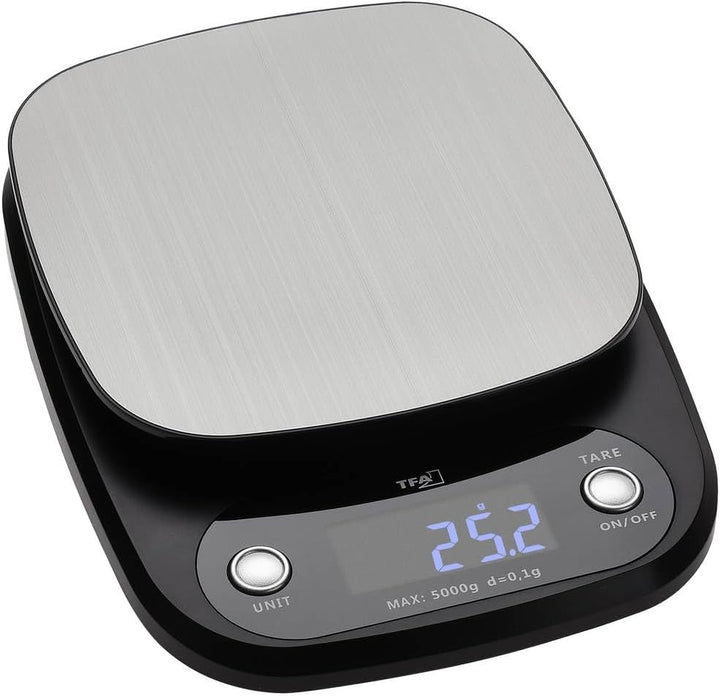 TFA Dostmann Digitale Küchenwaage Apple Pie,50.2005.10,0,1 g Auflösung,mit Tara-Zuwiegefunktion,verl