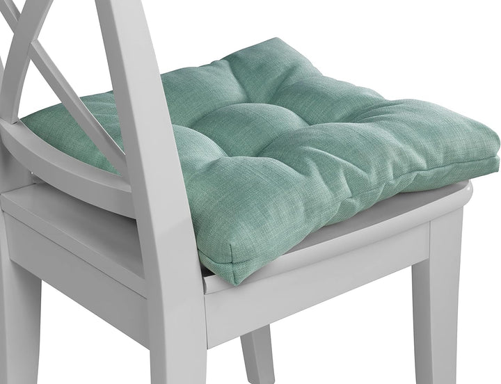 Traumnacht Cozy Stuhlkissen 2er Set 40 x 40 x 6 cm, Sitzkissen für Gartenstuhl, Küche &amp; Esszimmer, I