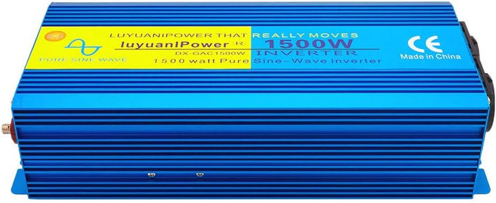 Yinleader Spannungswandler 1500W/3000W 12V 230V Reiner Sinus Wechselrichter LED+LCD Power Inverter m