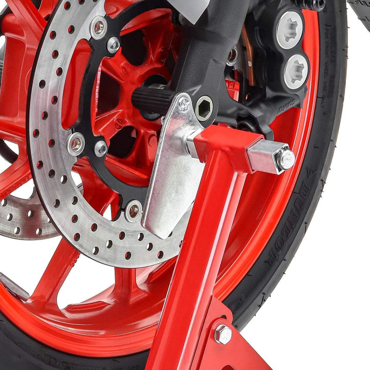 Montageständer vorne für KTM 790/125 Duke Rangierhilfe XBL rot