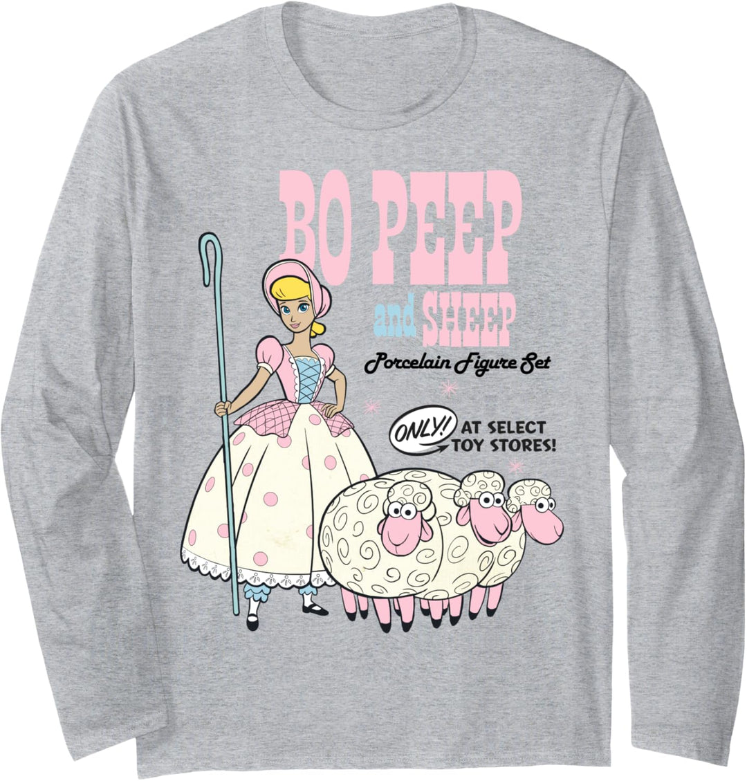 Disney Pixar Toy Story 4 Bo-Peep And Sheep Poster Langarmshirt