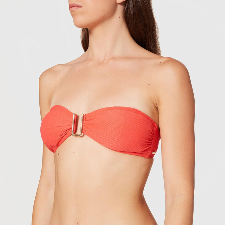 Sylvie Flirty Swimwear Damen Bikinioberteil Bahiga, Orange (Coral 2200), 36 (Herstellergrösse: 75A)
