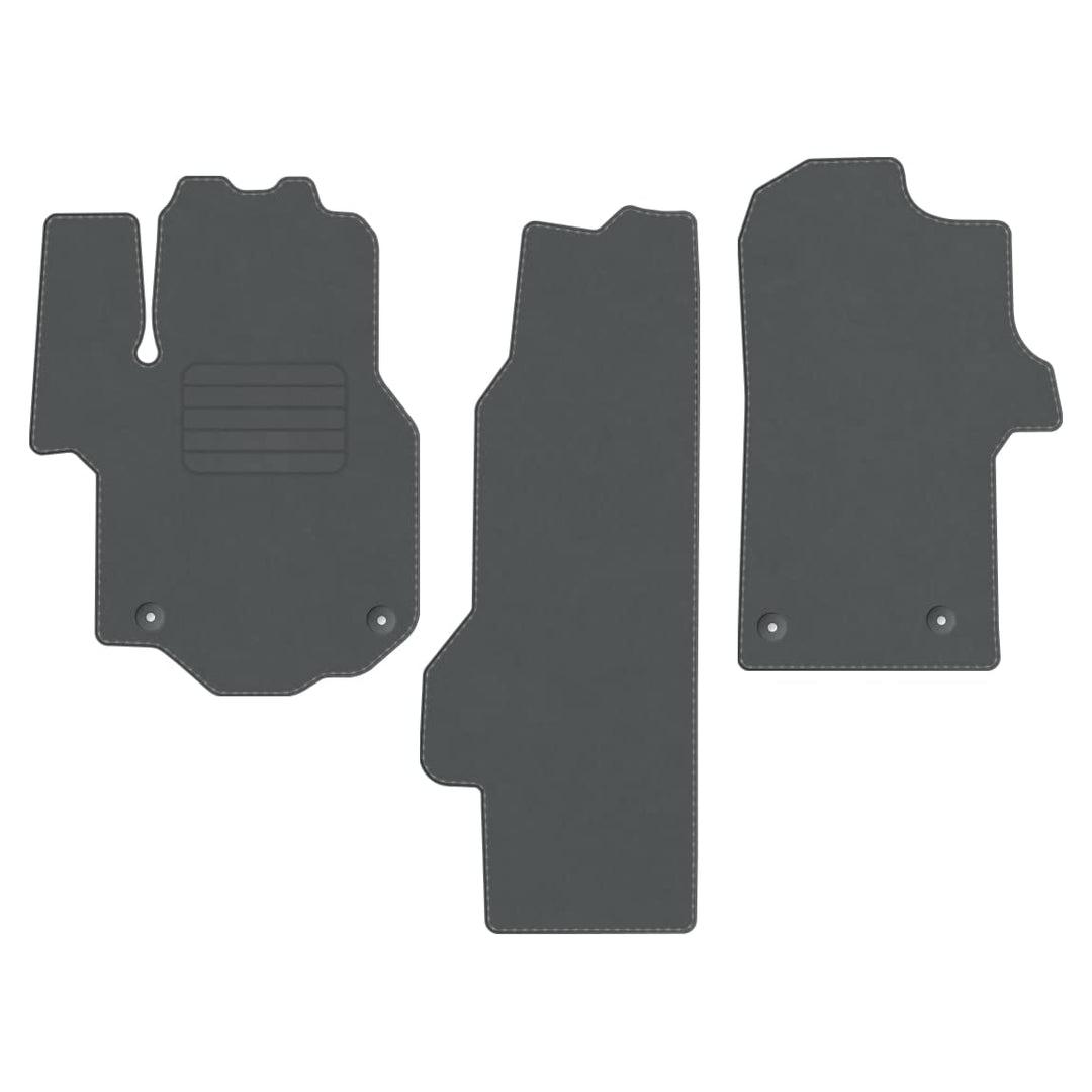 Premium Veloursfussmatten Automatten Velourmatten für VW Grand California 600 ab Bj. 2019 Mit Absatz