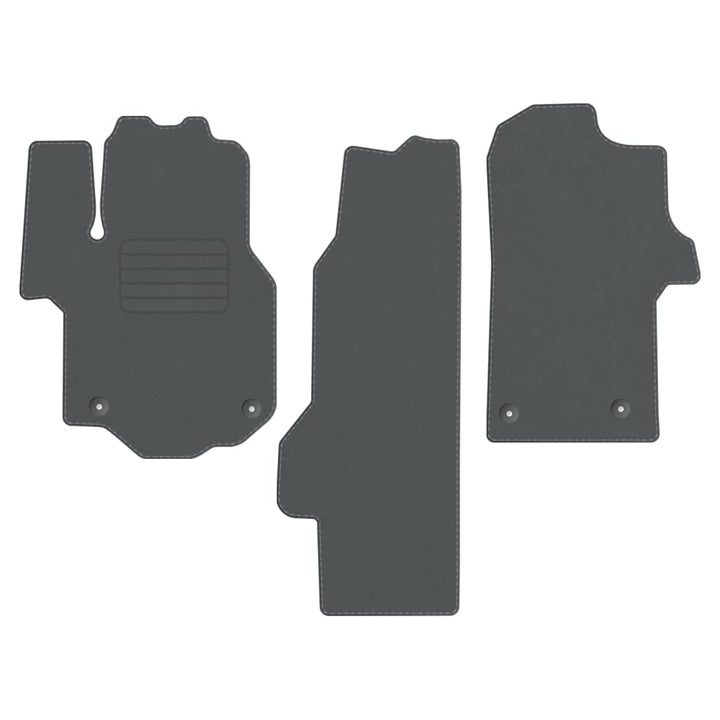 Premium Veloursfussmatten Automatten Velourmatten für VW Grand California 600 ab Bj. 2019 Mit Absatz