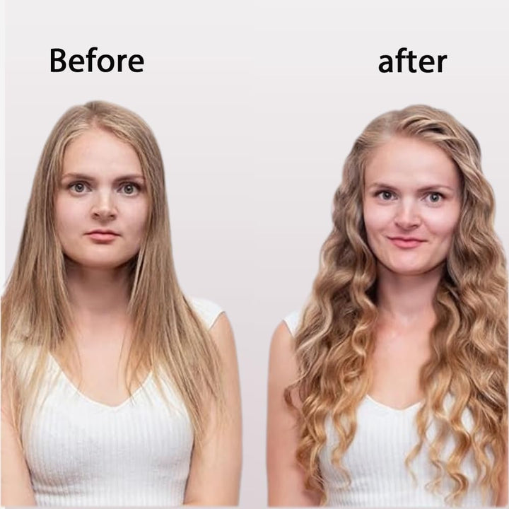 KUSNCA Ionen Glätteisen，2 IN 1 Haarglätter Locken und Glätten glatt und glänzend，3D-Schwebende Keram