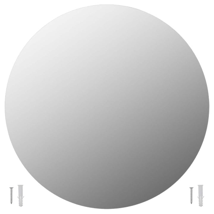 vidaXL Wandspiegel 70 cm Glas Flurspiegel Wand Deko Spiegel Spiegelfliesen Bad 27.6L x 27.6B cm Ohne