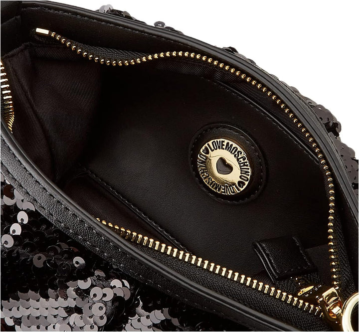 Love Moschino Damen Jc4068pp1glp100a Clutch, Schwarz