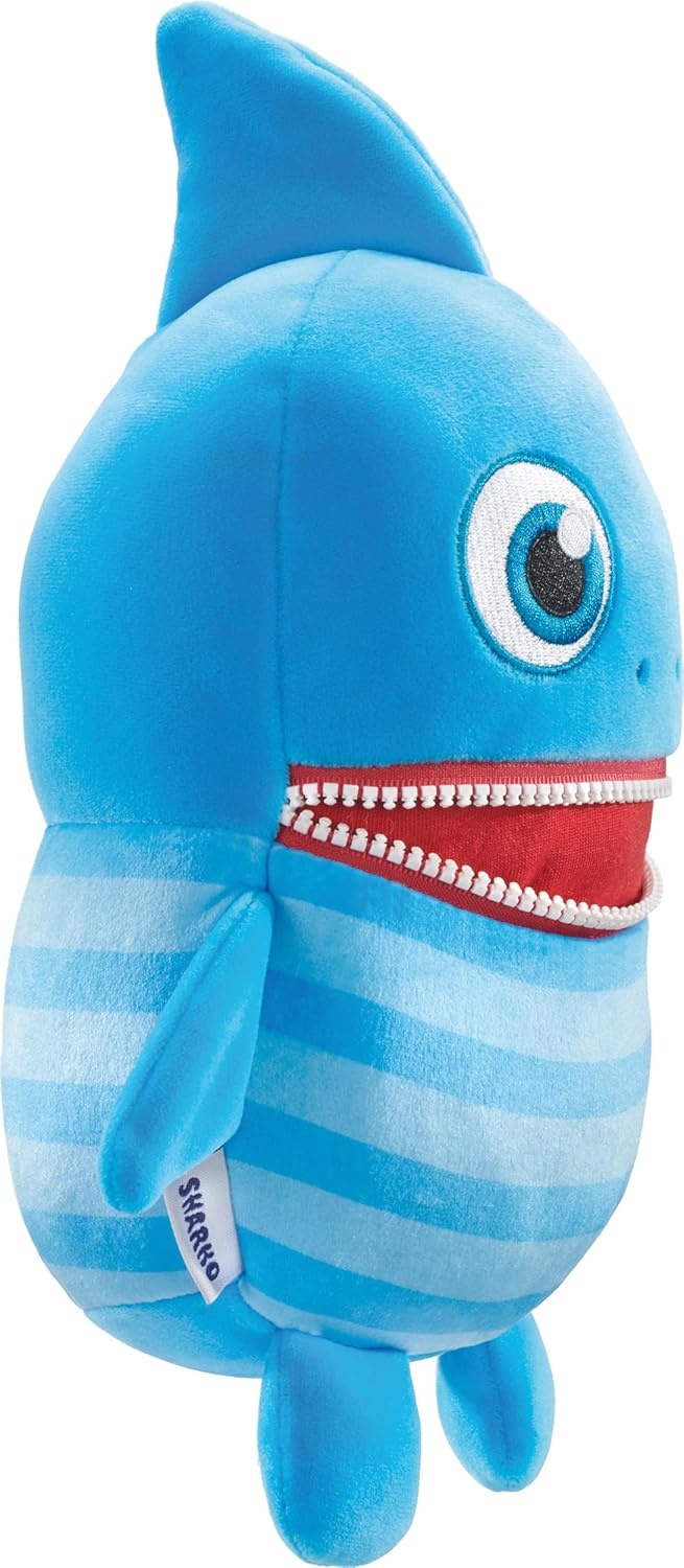 Schmidt Spiele 42662 Sorgenfresser, Sharko, 25 cm, Edition Boogie Woogies, Plüschfigur, Sharko