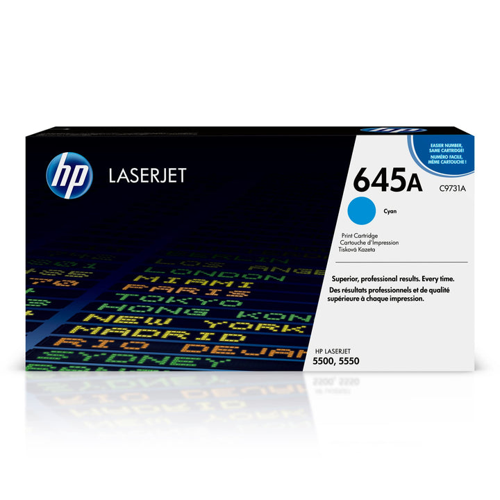 HP 645A (C9731A) Blau Original Toner für HP Color Laserjet 5500, HP Color Laserjet 5550 cyan, cyan