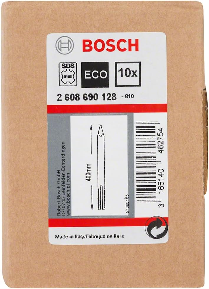 Bosch Accessories Bosch Professional Spitzmeissel SDS-max (10 Stück, Länge 400 mm), 400 mm