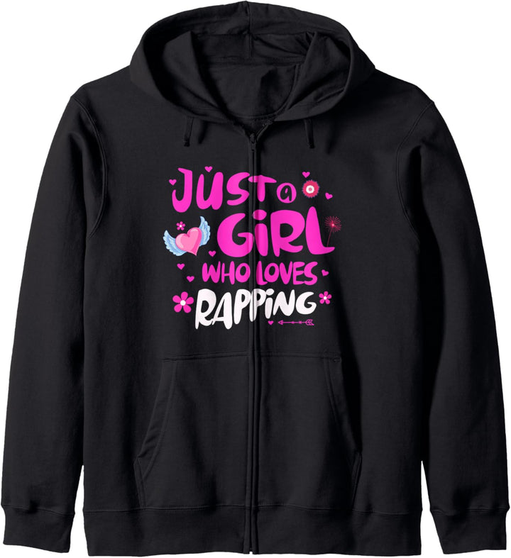 Just a Girl Who Loves Rapping Kapuzenjacke