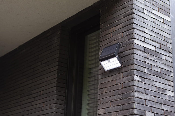 Solar Aussenwandleuchte Tuda,Smart Home Aussenlampe m.Bewegungsmelder,dimmbare Aussenleuchte,Wandlam