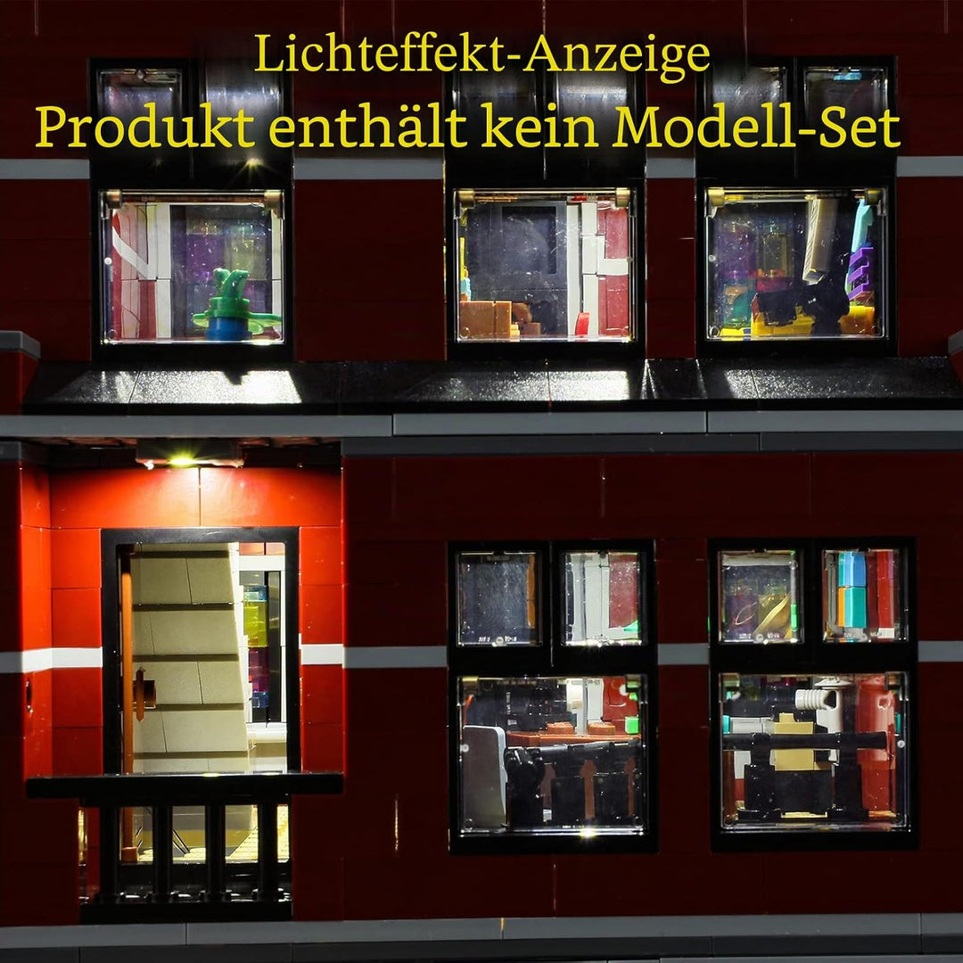 GEAMENT LED Licht-Set Kompatibel mit Lego Jazzclub (Jazz Club) - Beleuchtungsset für Icons 10312 (Le
