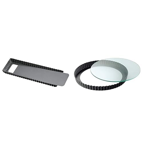 Kaiser La Forme Plus Tarteform mit Hebeboden 35x13cm, Quicheform antihaftbeschichtet &amp; on Tarteform