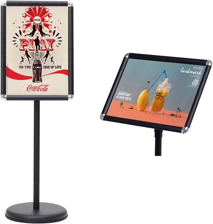 GOPLUS Infoständer Höhenverstellbar, Plakatständer Drehbar, Informationsständer DIN A3/A4, Präsentat