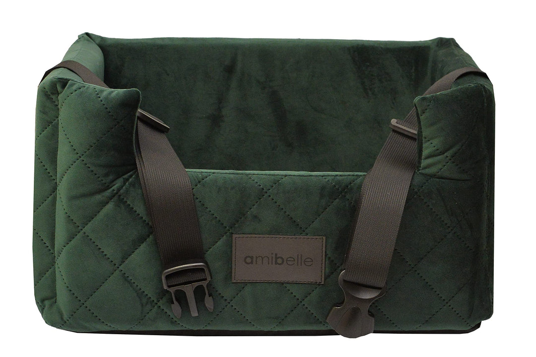 BOUTIQUE ZOO Exclusive Hunde Autositz | Autositz für Hunde, Katzen, Haustier | Rückbank, Beifahrersi