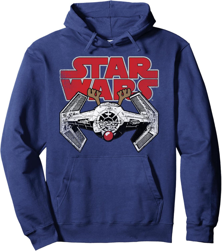 Star Wars TIE Fighter Rudolph Nose Logo Pullover Hoodie