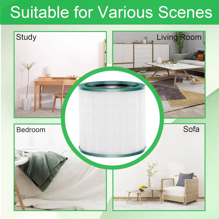 HEPA-Ersatzfilter passt für Dyson Pure Cool Link TP03 TP00 AM11 BP01 TP02 Reiner Luftreiniger