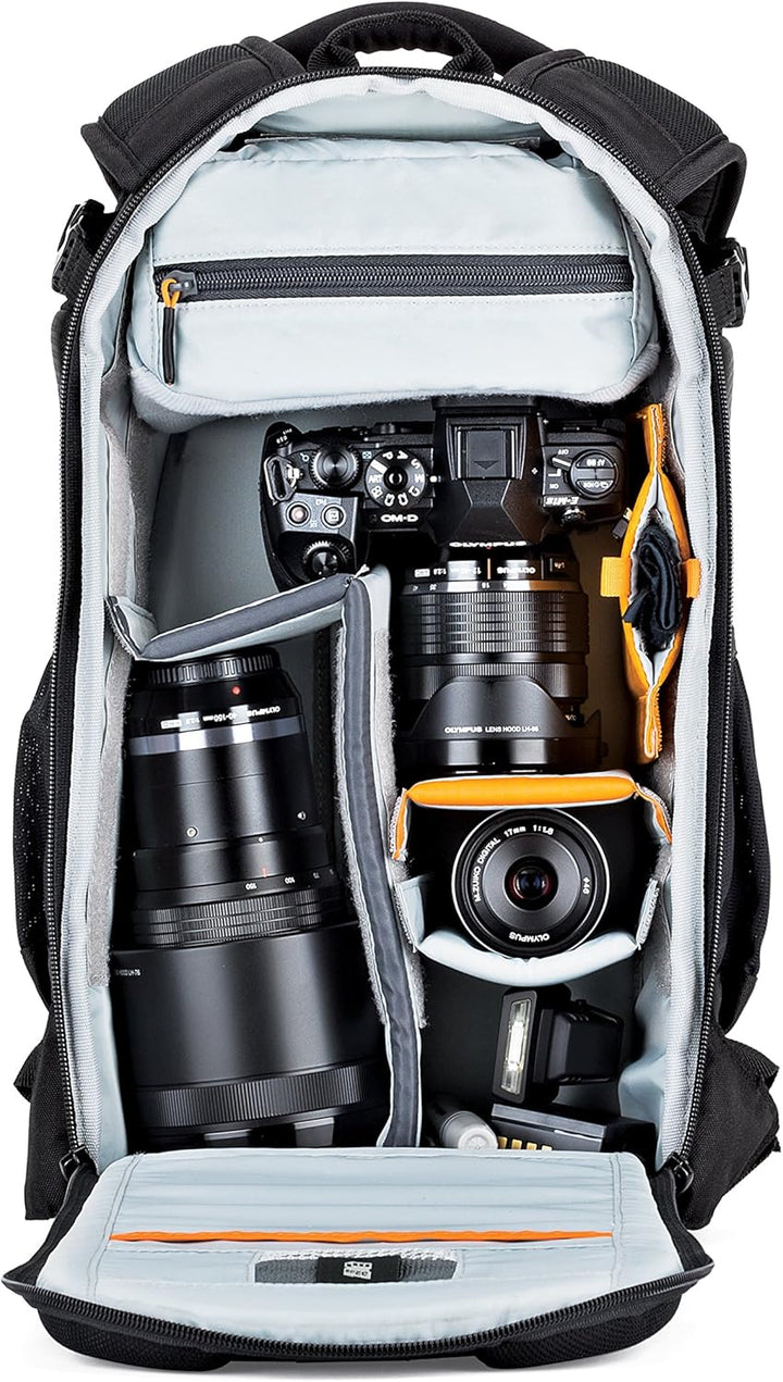 Lowepro Flipside Kamerarucksack für spiegellose DSLRs, Reflex Kameras und Mehreren Objektiven,kompak