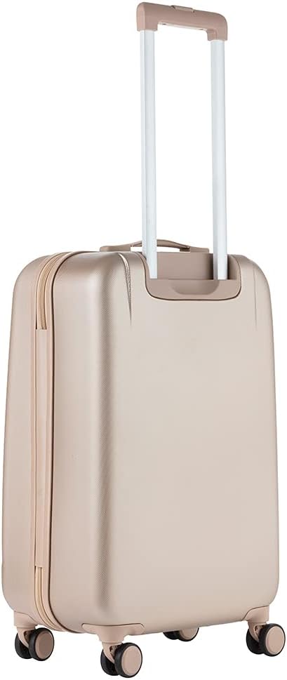 CarryOn Skyhopper TSA Reisekoffer 68cm - Hartschalen Koffer mit OKOBAN Champagner Champagne M, Champ