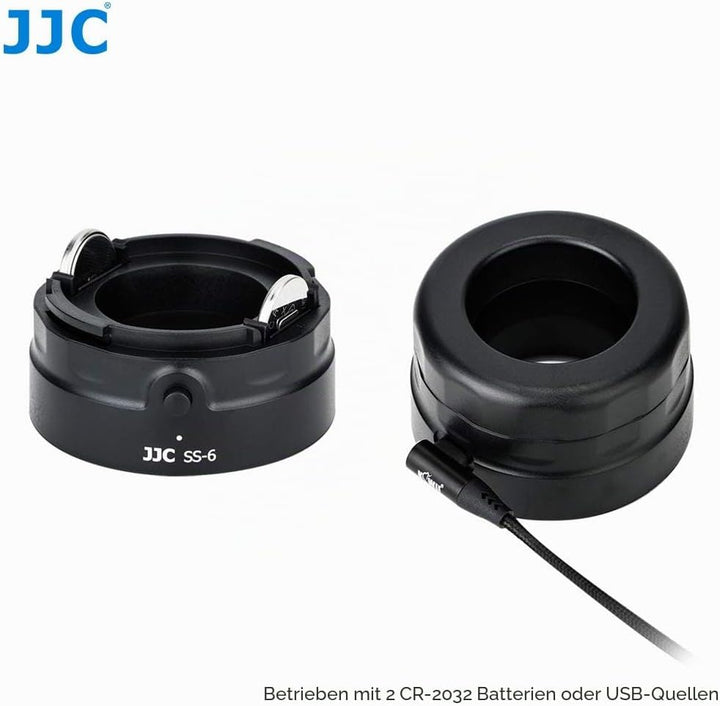 JJC Universal-Lupe Reinigungs mit 7-facher Vergrösserung und LED-Beleuchtung für DSLR/Mirrorless Kam