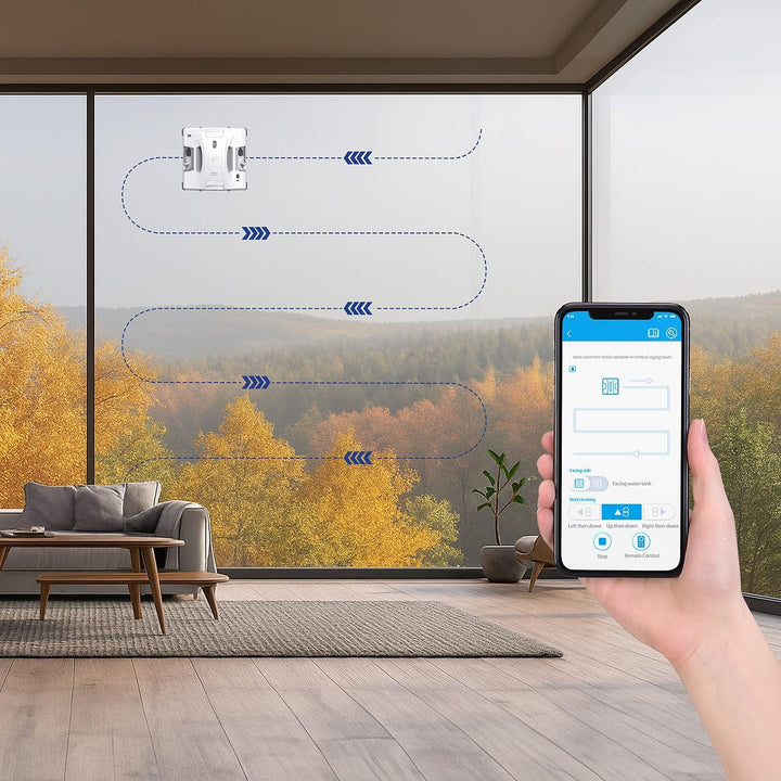 Fensterroboter: HOBOT S7 Pro Profi-Fensterputz-Roboter, Dual-Sprüher und -Wischer, App (Fensterputzr