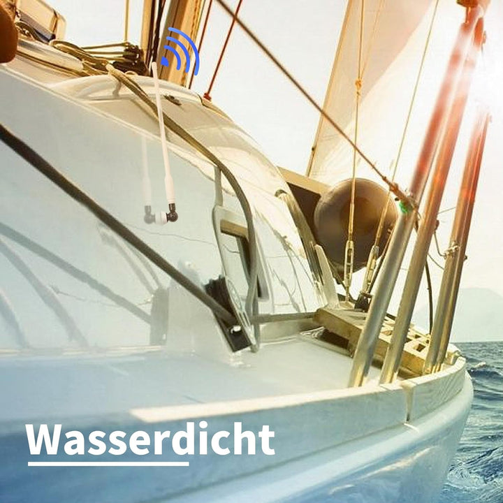 RED WOLF Gummi Ente Antenne Hochflexible, Marine Radio Antenne FM AM Stabil für ATV UTV Boot Yacht T