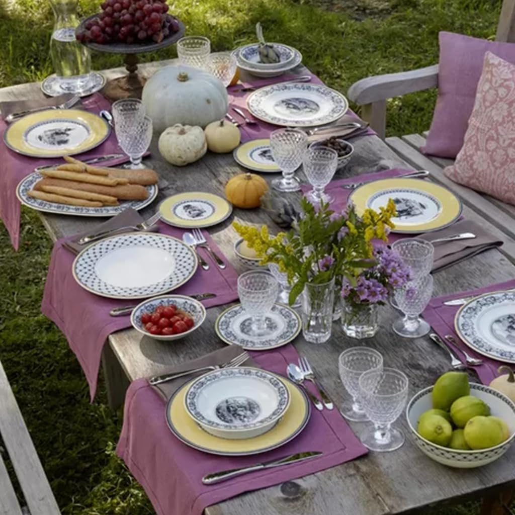 Villeroy und Boch Audun Promenade Frühstücksteller, Premium Porzellan 21,5X21,5X2CM Landhaus & Rusti