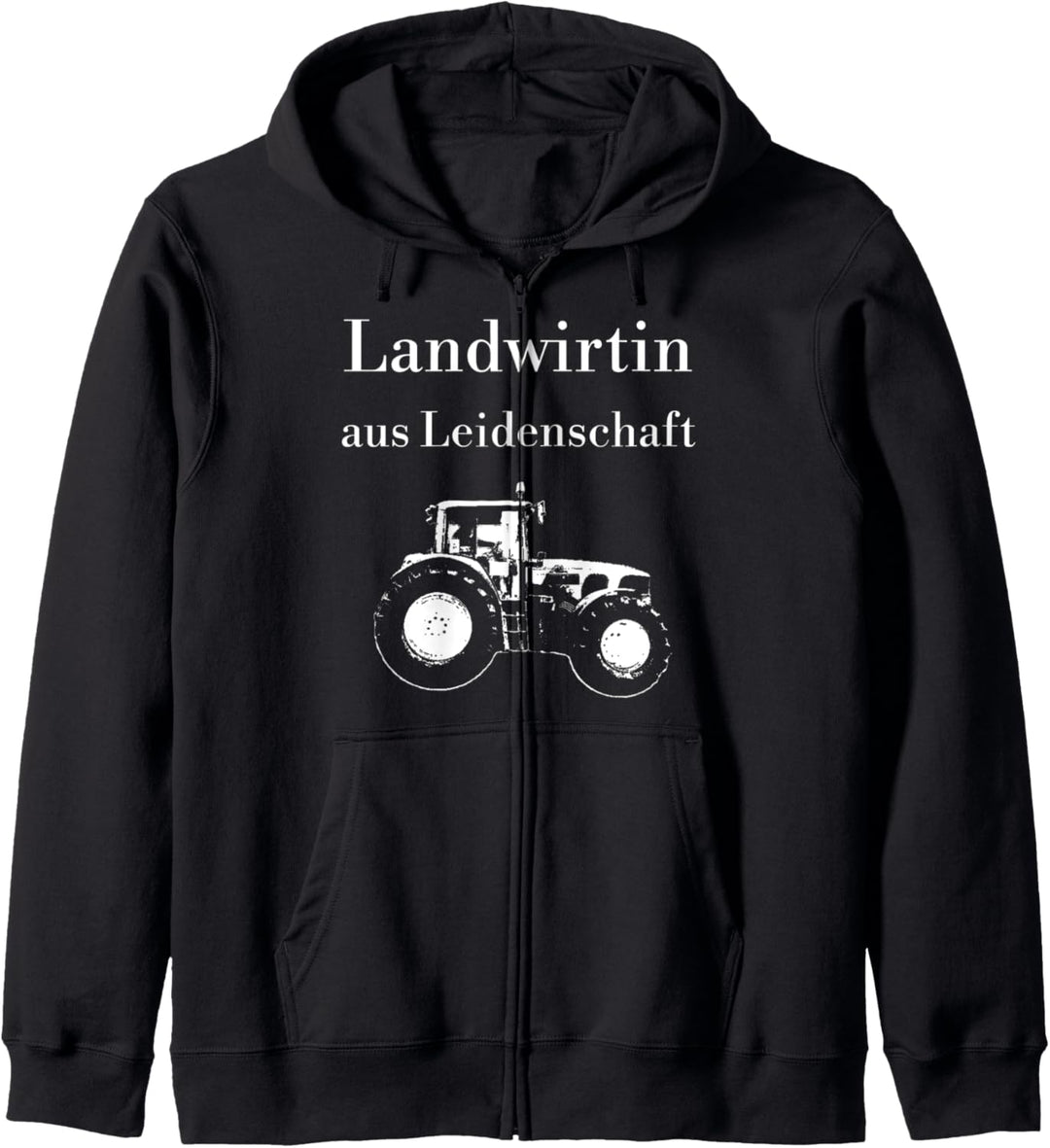 Landwirtin aus Leidenschaft Traktor Trecker Bäuerin Kapuzenjacke
