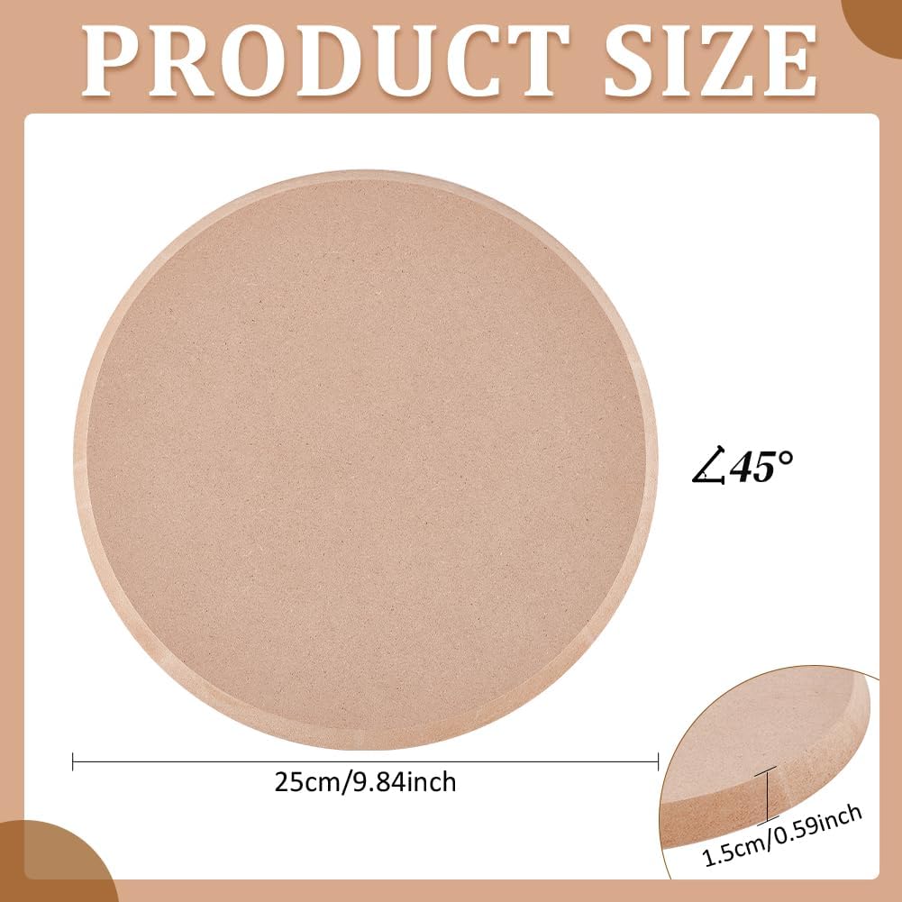 BENECREAT Pottery Tools Formform Für Keramikplatten, Runde Konzentrische Geometrische Figurenschiene