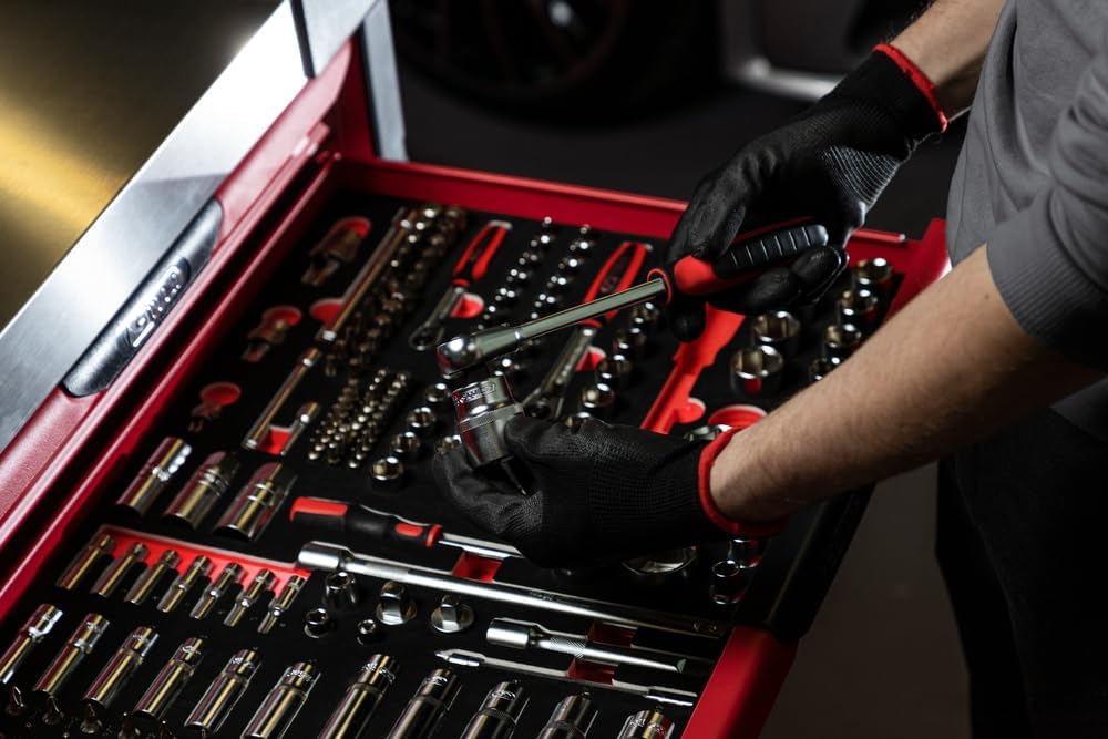 KS Tools 711.1011 Stecknuss-/Zubehörmodul, 1/4'‘ – 3/8'‘ – 1/2", 175-teilig